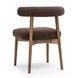 Spara Chocolate Brown Performance Fabric Upholstered Side Chair