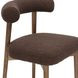 Spara Chocolate Brown Performance Fabric Upholstered Side Chair