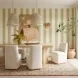Melissa Cream Performance Fabric Upholstered Dining Chair