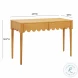 Oodle Natural Ash 2 Drawer Desk