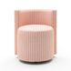Alyssa Pink and White Performance Fabric Upholstered Desk Chair