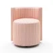 Alyssa Pink and White Performance Fabric Upholstered Desk Chair