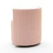 Alyssa Pink and White Performance Fabric Upholstered Desk Chair