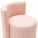 Alyssa Pink and White Performance Fabric Upholstered Desk Chair