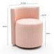 Alyssa Pink and White Performance Fabric Upholstered Desk Chair