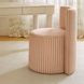 Alyssa Pink and White Performance Fabric Upholstered Desk Chair