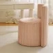 Alyssa Pink and White Performance Fabric Upholstered Desk Chair