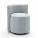 Alyssa Blue and White Performance Fabric Upholstered Desk Chair