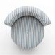 Alyssa Blue and White Performance Fabric Upholstered Desk Chair