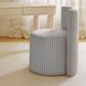 Alyssa Blue and White Performance Fabric Upholstered Desk Chair