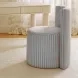 Alyssa Blue and White Performance Fabric Upholstered Desk Chair