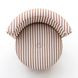 Alyssa Brown and White Performance Fabric Upholstered Desk Chair