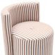 Alyssa Brown and White Performance Fabric Upholstered Desk Chair