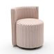 Alyssa Brown and White Performance Fabric Upholstered Desk Chair