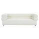 Elsa Cream Velvet 98" Sofa by Inspire Me Home Decor