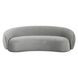 Kendall Light Grey Velvet 90" Sofa