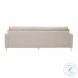 Vari Beige Textured Velvet Lounge Sofa