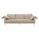 Vari Beige Textured Velvet Lounge 90" Sofa