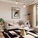 Vari Beige Textured Velvet Lounge 90" Sofa