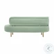 Tischa Mint Green Velvet Sofa