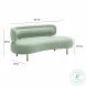 Tischa Mint Green Velvet Sofa