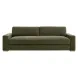 Beckham Olive Green Performance Fabric 96" Sofa