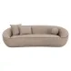 Jenny Taupe Performance Fabric 99" Sofa