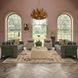Elyn Olive Green Living Room Set