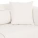 Tarra Cream Performance Fabric 4 Piece Modular Sectional