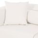 Tarra Cream Performance Fabric 86" Modular Loveseat