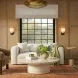 Tarra Cream Performance Fabric Modular 86" Loveseat