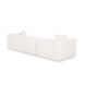 Tarra Cream Performance Fabric 119" Modular Sofa