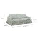 Gertrude Gray and White 90" Sofa
