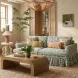 Gertrude Gray and White 90" Sofa