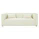 Callie Cream Velvet Sofa