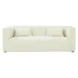 Callie Cream Velvet 84" Sofa