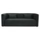 Callie Black Velvet Sofa
