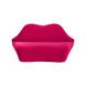 Lips Hot Pink Velvet 68" Settee