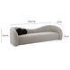 Leonie Grey Faux Shearling 103" Sofa