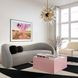 Leonie Grey Faux Shearling 103" Sofa