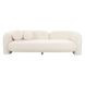 Amelie Cream Faux Fur Sofa