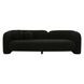 Amelie Black Faux Fur Sofa