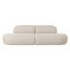 Broohah Beige Upholstered 94" Sofa