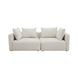 Hangover Cream Boucle 81" Loveseat