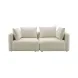 Hangover Cream Linen 81" Loveseat