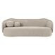 Circe Taupe Textured Velvet Sofa