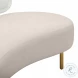Tischa Cream Boucle and Gray Velvet Sofa