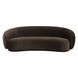 Kendall Chocolate Brown Velvet 90" Sofa