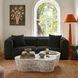 Tarra Black Performance Fabric 86" Loveseat