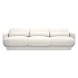 Azalea Cream Velvet 91" Sofa